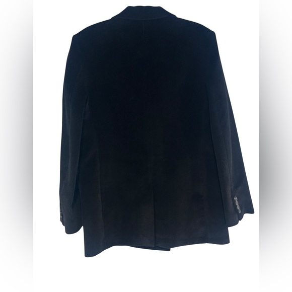Kooples Womens Black Corduroy Double Breasted Jacket 100% Cotton NWT EU 40/8 - Picture 3 of 10